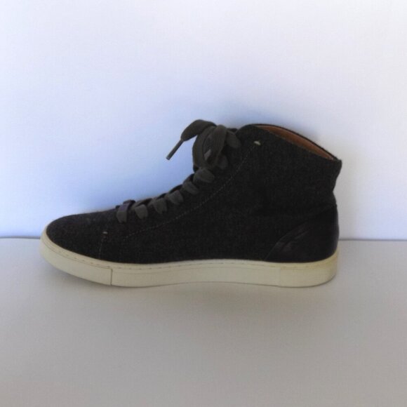 Frye Ivy High Top Sneakers Size 9 Olive - Picture 6 of 10